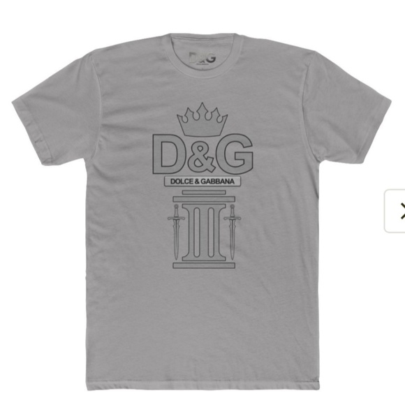 D&G Dolce & Gabbana "Midevil logo" Fitted T-Shirt  3 colors - Picture 3 of 4